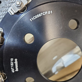 MCLAREN 394MM FRONT CERAMIC DISC ROTOR 11C0597CP