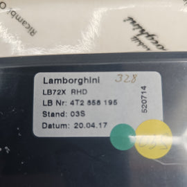 LAMBORGHINI HURACAN PERFORMANTE GLOVE COMPARTMENT DRINKS HOLDER RHD 4T2858195