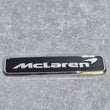 Load image into Gallery viewer, MCLAREN EMBLEM BONNET BADGE EMBLEM BLACK/SILVER