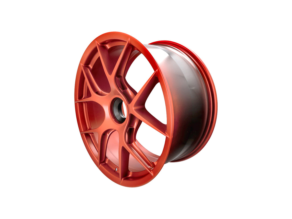 PORSCHE 992 GT3-RS WEISSACH MAGNESIUM 20" FRONT WHEEL 9GT601025AL (PYRO RED)
