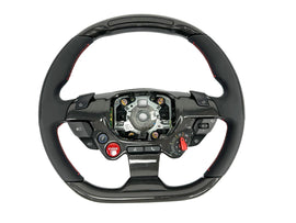 FERRARI F8 CARBON STEERING WHEEL WITH UPPER CARBON DRIVER ZONE 860622
