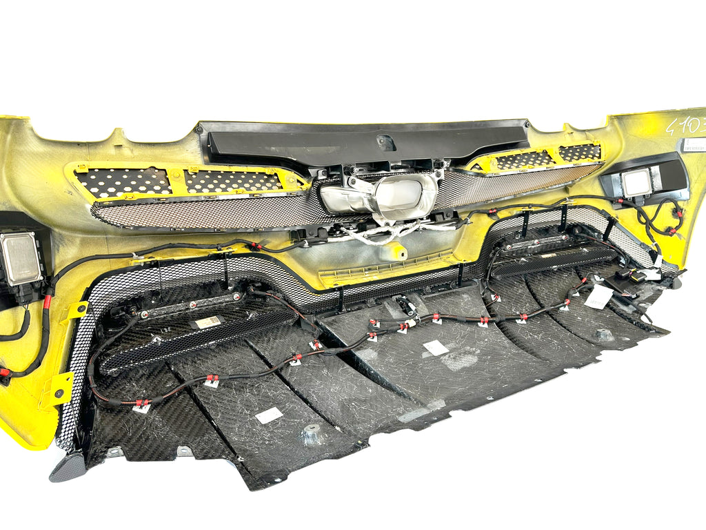 FERRARI 296 GTB/ GTS REAR BUMPER WITH CARBON REAR DIFFUSER - WITH CAMERA