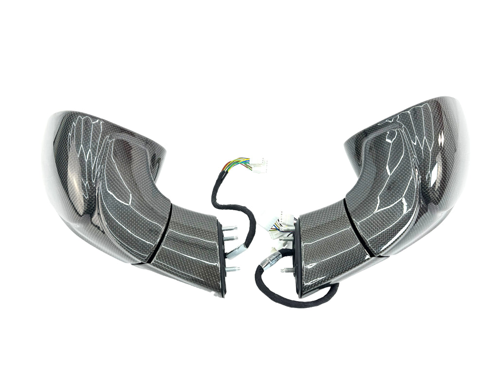 FERRARI CARBON WING MIRROR SET - FITS 458/ F8/ 488 MODELS 70002057