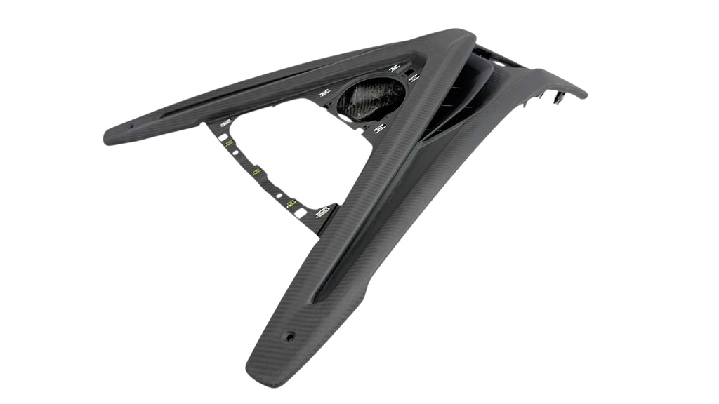 LAMBORGHINI REVULETO CARBON FIBRE DASH CENTRE CONSOLE COVER 47B857573