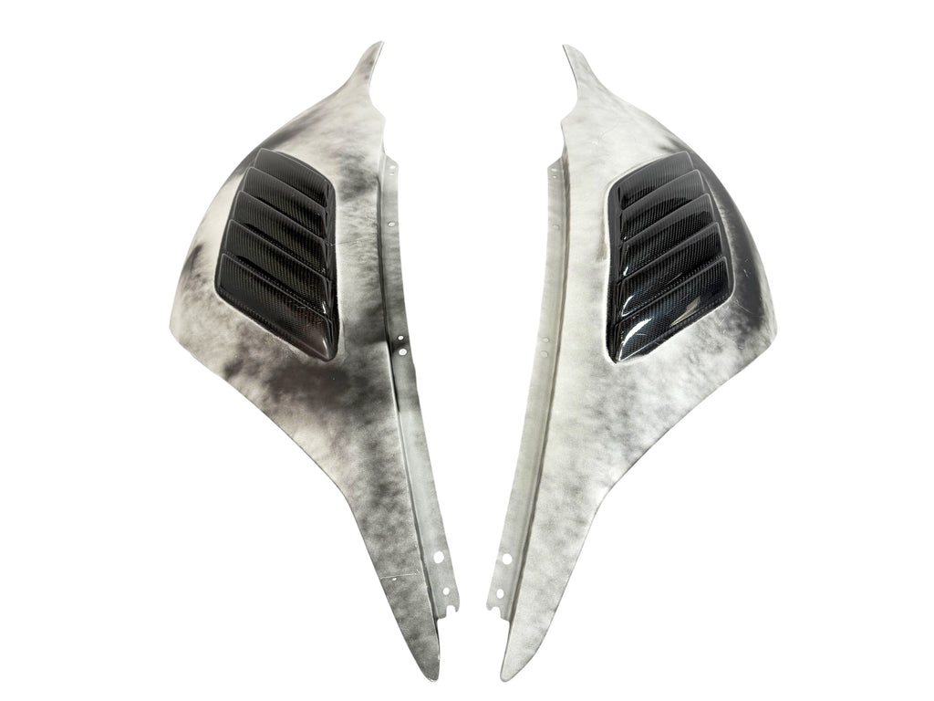 MCLAREN MP4-12C MSO DEFINED GLOSS CARBON FRONT FENDERS 11A5321MP 11A6323MP