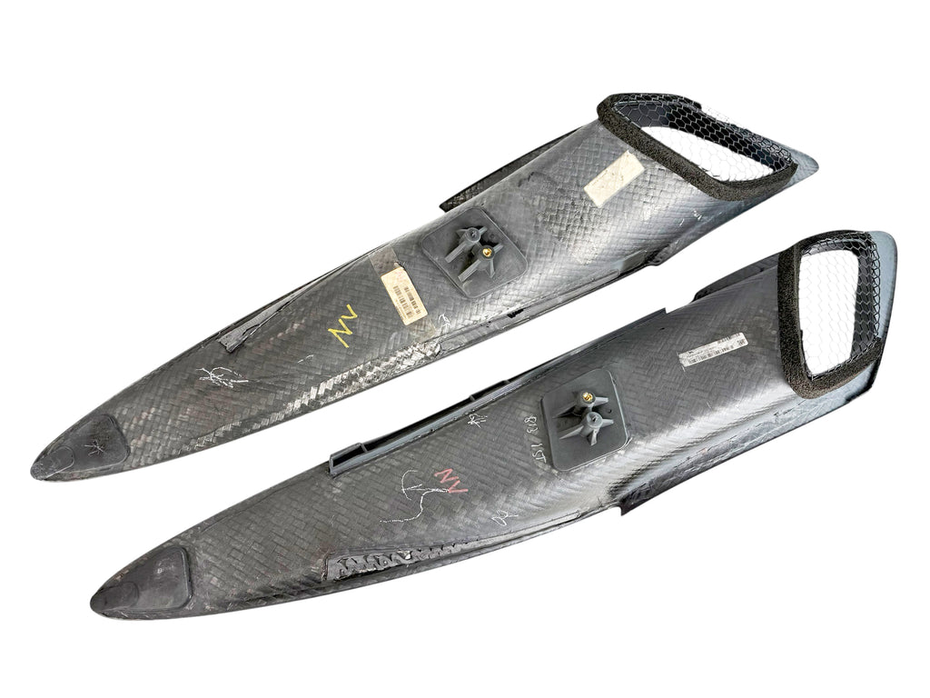 MCLAREN 720S 765LT MSO BLACK REAR DIRTY DUCT SET - 14AB429CP