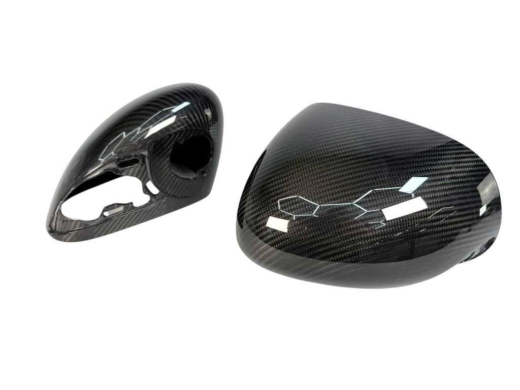 MCLAREN 12C/ 650S/ P1 CARBON FIBRE MIRROR CAPS COVERS KIT 11AA034MP 11AA035MP
