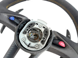 MCLAREN P1 MSO CARBON ALCANTARA STEERING WHEEL 121195CP-P1005AW