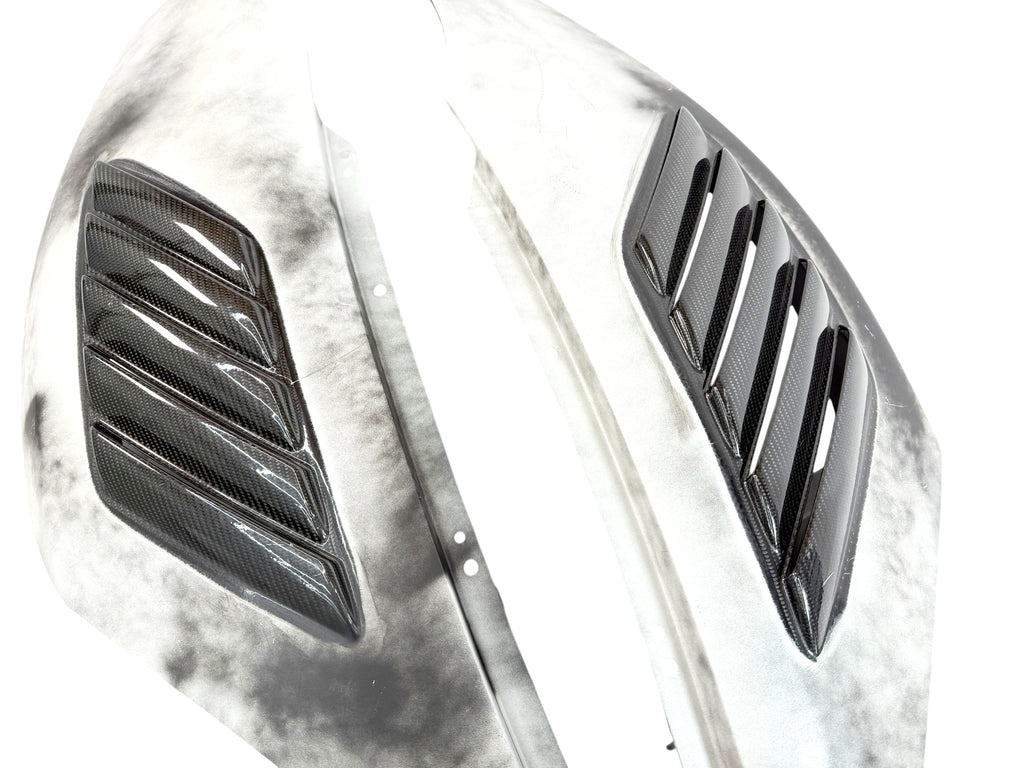 MCLAREN MP4-12C MSO DEFINED GLOSS CARBON FRONT FENDERS 11A5321MP 11A6323MP