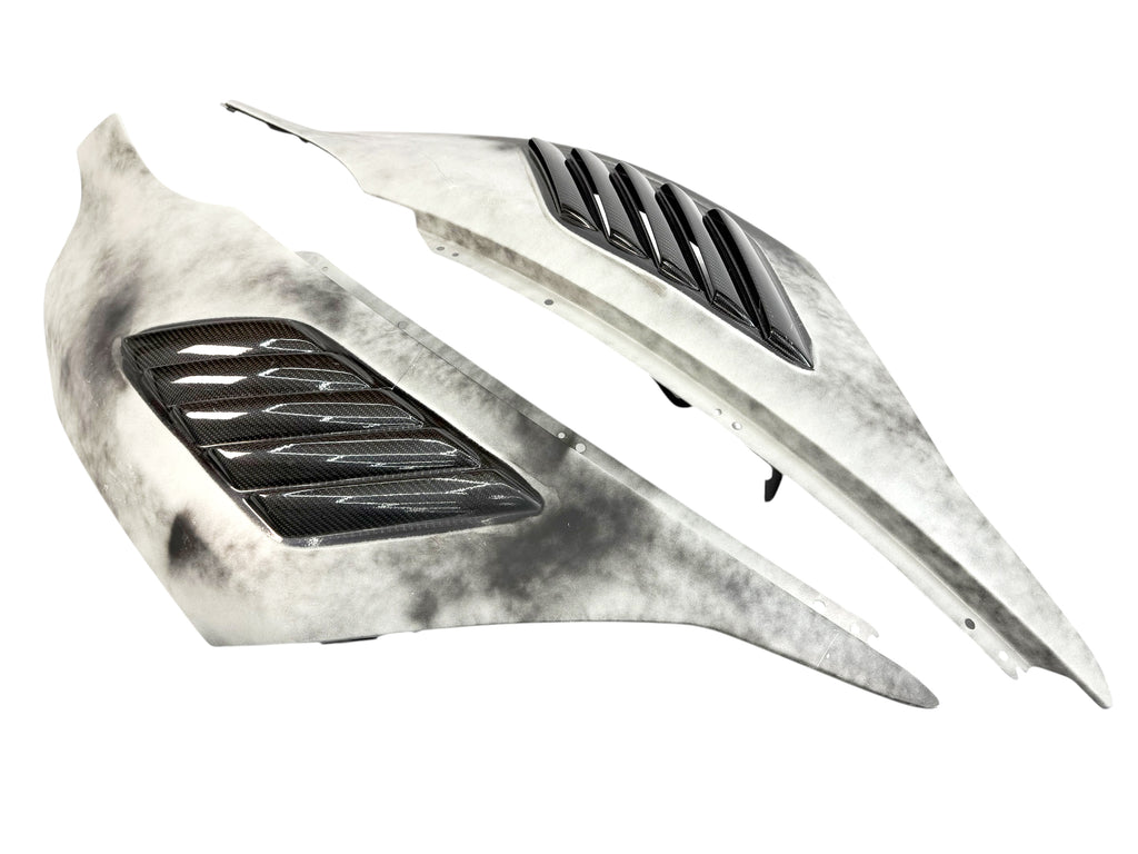 MCLAREN MP4-12C MSO DEFINED GLOSS CARBON FRONT FENDERS 11A5321MP 11A6323MP