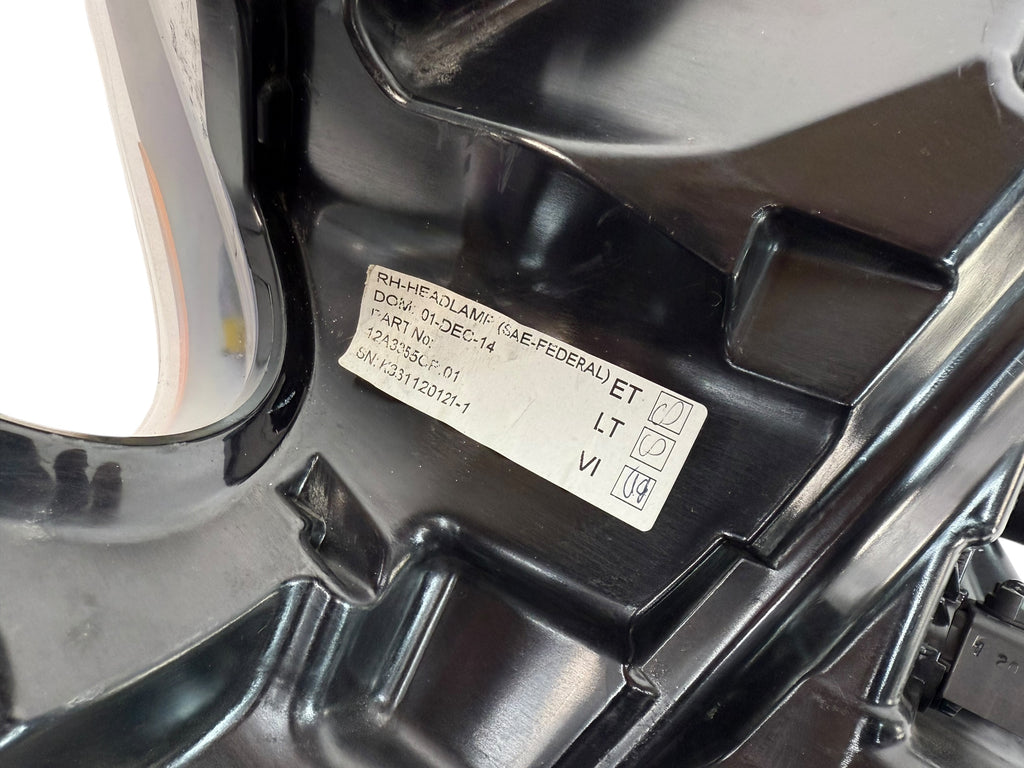 MCLAREN P1 RIGHT HEADLIGHT 12A335CP - US SPEC