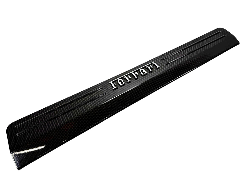 FERRARI 458 CARBON ENTRANCE SILLS KICK PLATE - LH 85982500