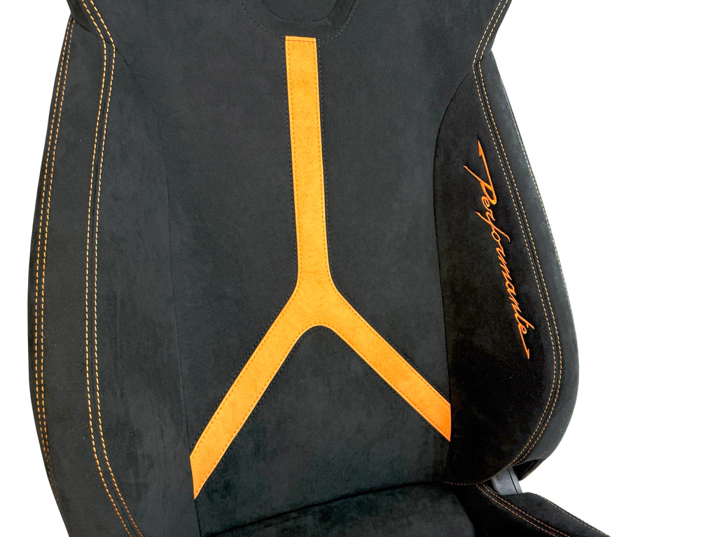 LAMBORGHINI HURACAN PERFORMANTE COMFORT SEATS BLACK/ ORANGE 4T0882011B/ 4T0882012B