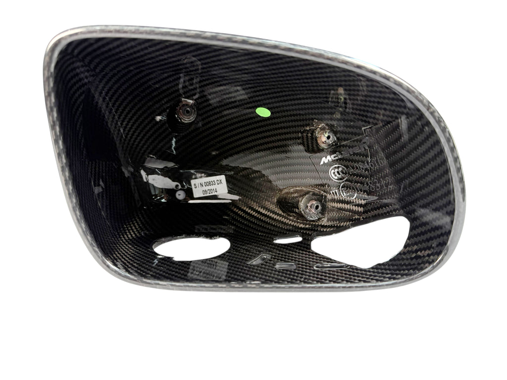 MCLAREN 12C/ 650S/ P1 MSO CARBON FIBRE RIGHT MIRROR CAP 11AA034MP