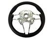 Load image into Gallery viewer, PORSCHE 991 TURBO LEATHER STEERING WHEEL - BLACK