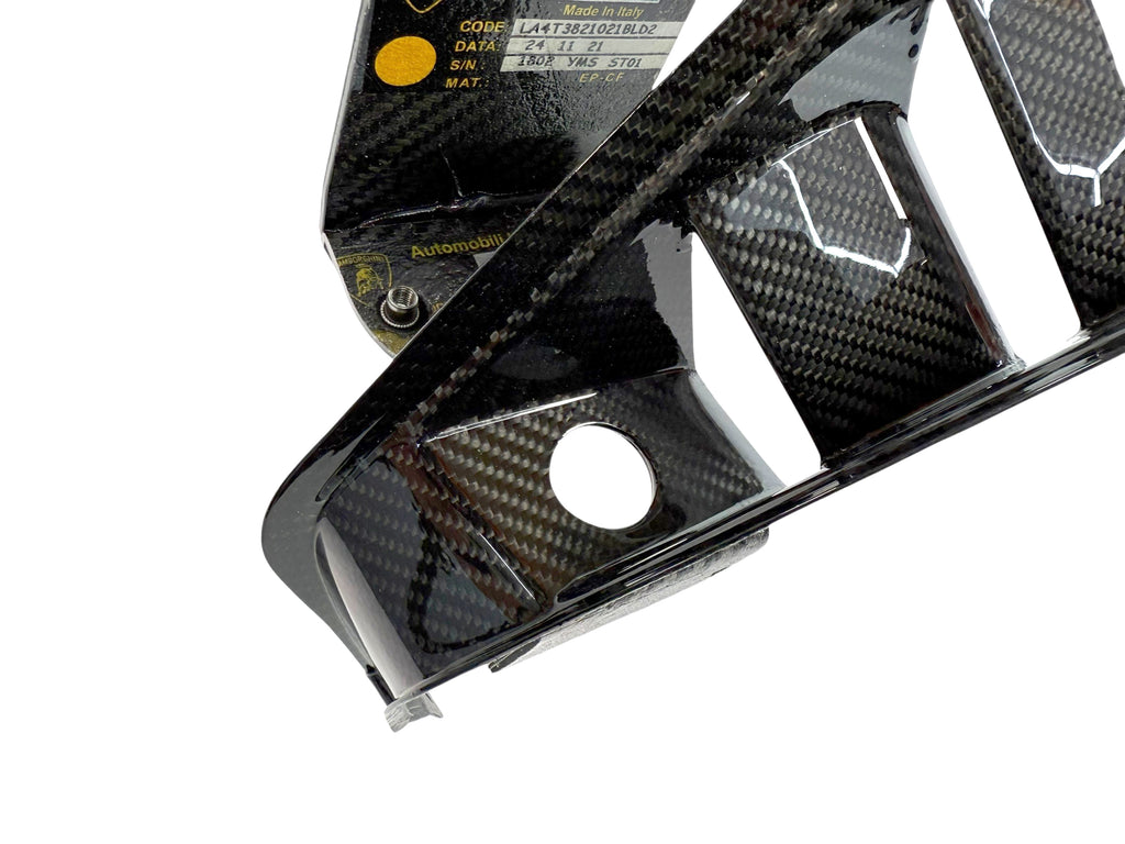 LAMBORGHINI HURACAN STO LEFT CARBON LOUVRED GRILL 4T3821021A