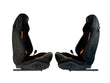 Load image into Gallery viewer, LAMBORGHINI HURACAN PERFORMANTE COMFORT SEATS BLACK/ ORANGE 4T0882011B/ 4T0882012B