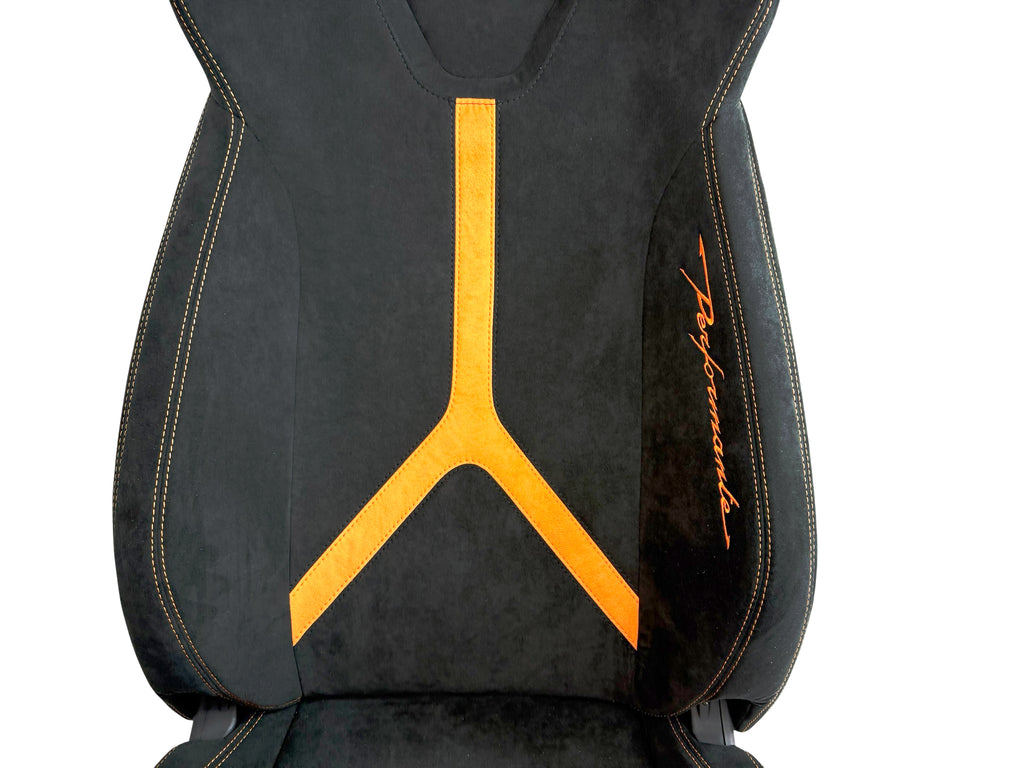 LAMBORGHINI HURACAN PERFORMANTE COMFORT SEATS BLACK/ ORANGE 4T0882011B/ 4T0882012B