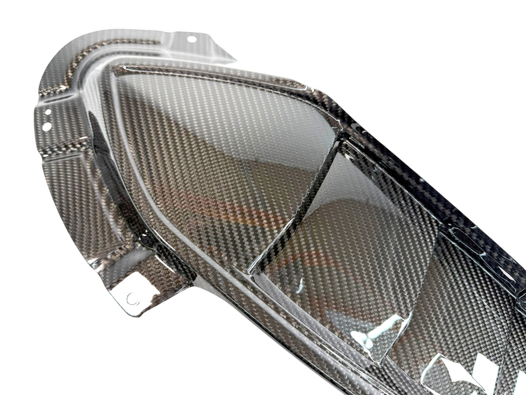 LAMBORGHINI HURACAN STO LEFT CARBON LOUVRED GRILL 4T3821021A