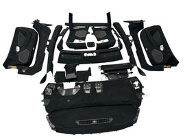 HURACAN PERFORMANTE ALCANTARA INTERIOR KIT - BLACK/ GREEN STITCHING