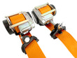 Load image into Gallery viewer, MCLAREN P1 MSO SEATBELTS SET ORANGE - 14NA128CP0005SB
