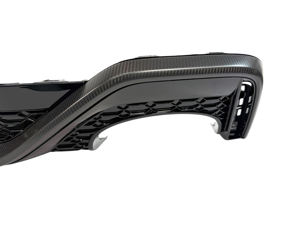 GENUINE AUDI RS6 PERFORMANCE C8 SATIN CARBON REAR DIFFUSER 2020+