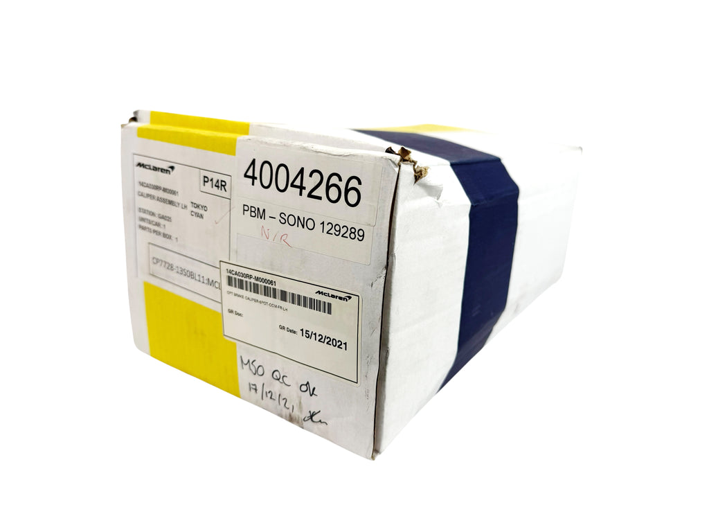 MCLAREN 765LT FRONT TRACK PACK FRONT LEFT CERAMIC CALIPER 14CA030RP-M000061