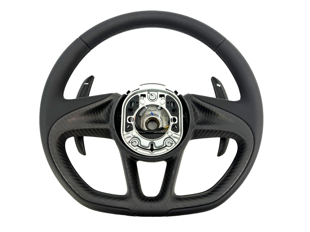 MCLAREN 720S SMOOTH LEATHER/ CARBON STEERING WHEEL 14NA333MP-14SW244