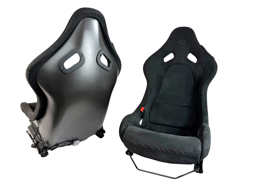 MCLAREN 720S/ 750S MSO BLACK ALCANTARA CARBON RACING SEATS 14NA035CP/ 14NA033CP
