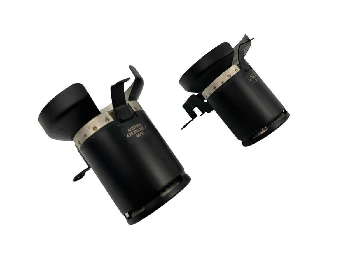 LAMBORGHINI AVENTADOR SVJ REAR BLACK EXHAUST TIP SET (PAIR