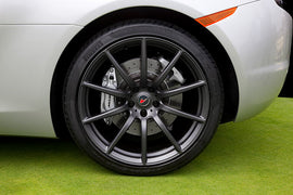 MCLAREN MP4 REAR LEFT 4-POT IRON CALIPER (SILVER ) 11C0067CP.S3.03