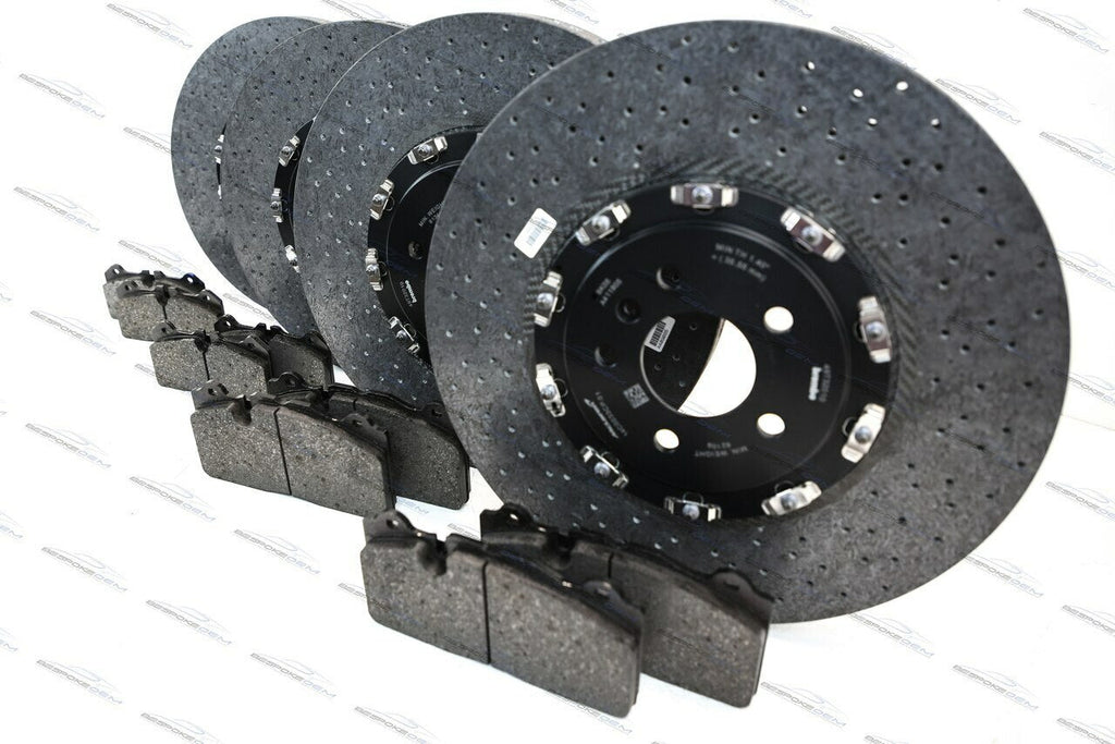 MCLAREN 600LT FRONT AND REAR CERAMIC ROTORS AND PADS PACKAGE