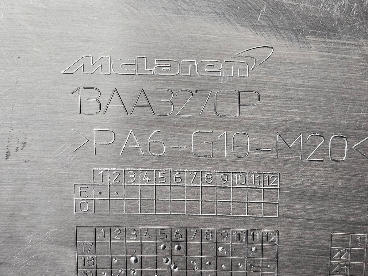 MCLAREN 570S MISC LEFT UPPER RADIATOR DUCT 13AA327CP – ApexSpares