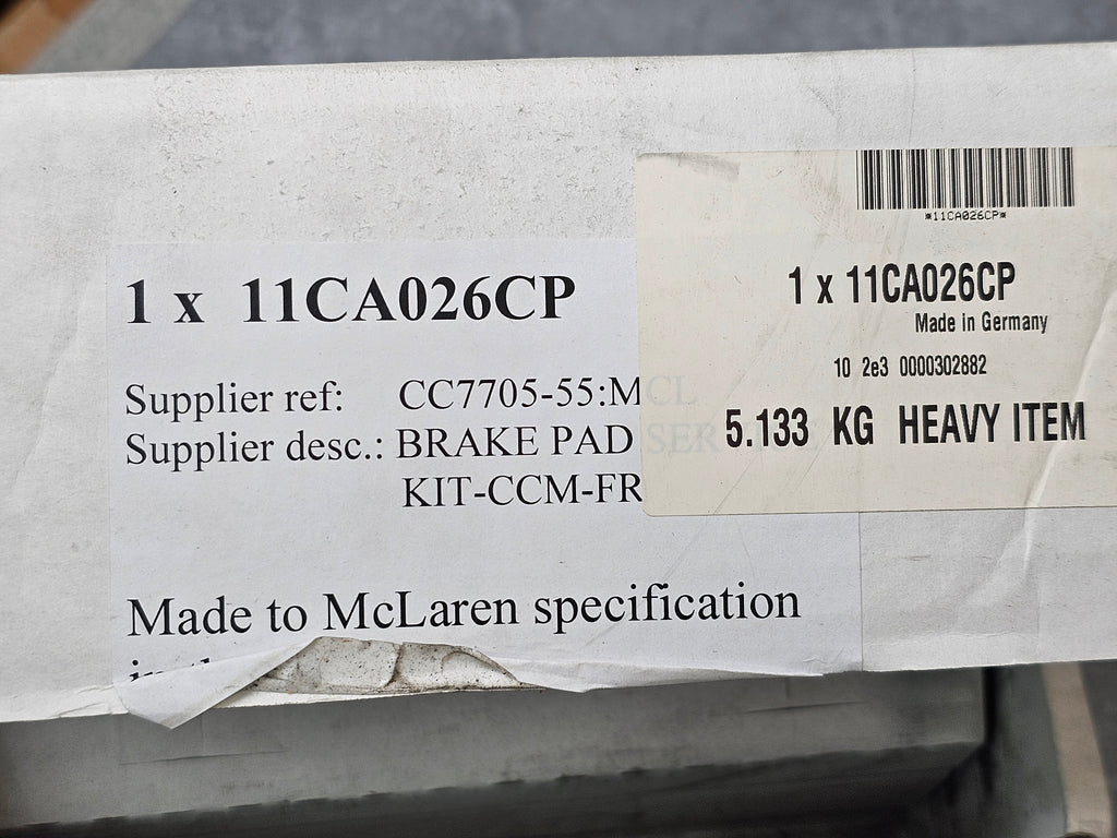 MCLAREN 570S/ 12C/ 650S FRONT CERAMIC BRAKE PADS SET 11C0626CP