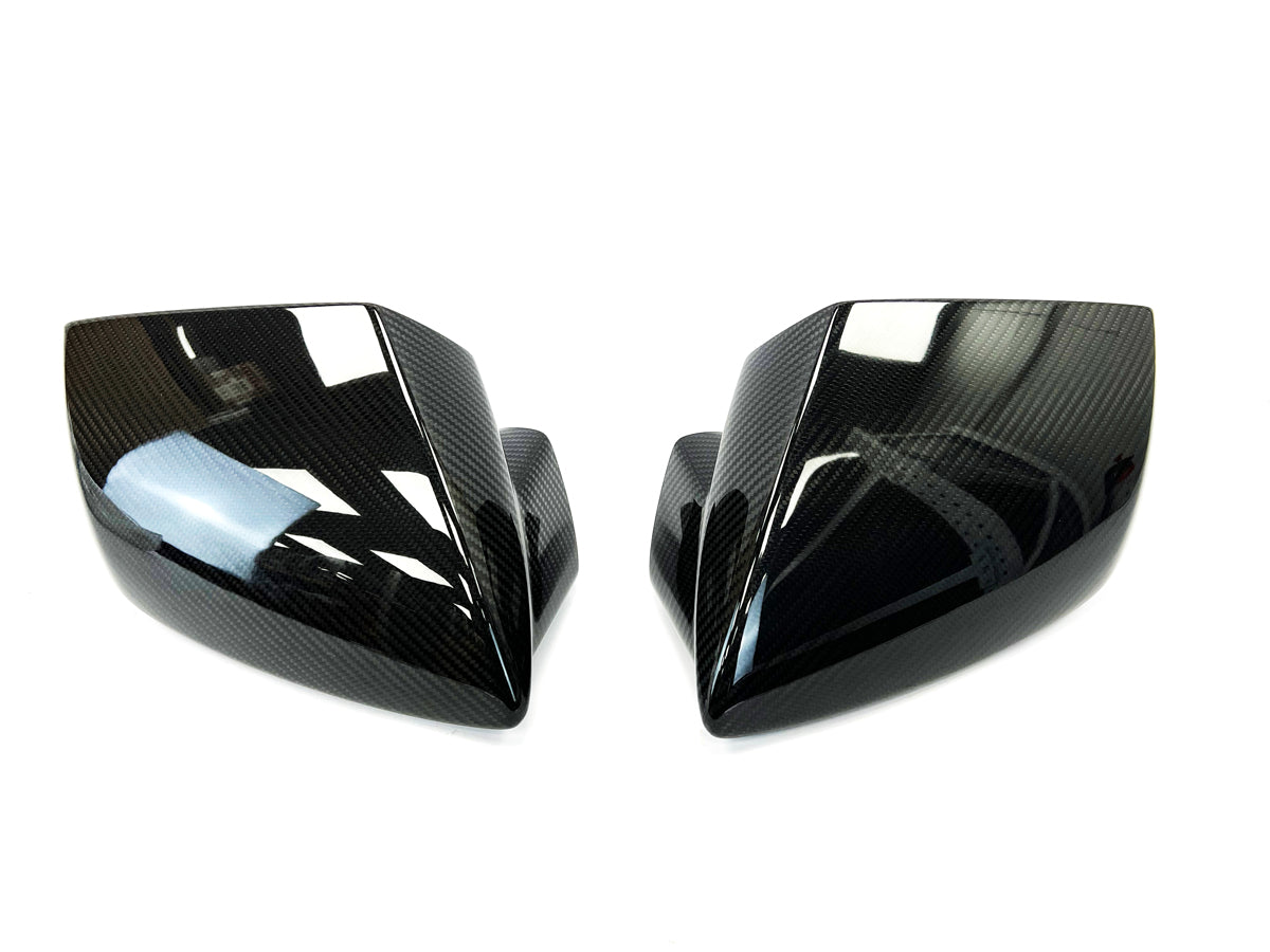 パーツ maru LAMBORGHINI HURACAN STO GLOSS CARBON FIBRE WING MIRROR CAPS