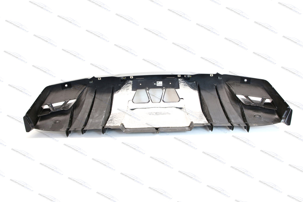LAMBORGHINI AVENTADOR SVJ CARBON FIBRE REAR DIFFUSER WITH PARKING SENSORS