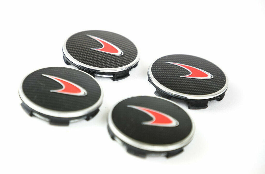 MCLAREN CENTRE CAPS CARBON-RED