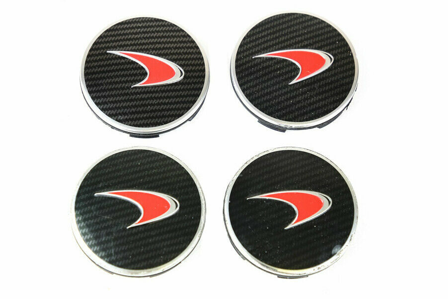 MCLAREN CENTRE CAPS CARBON-RED