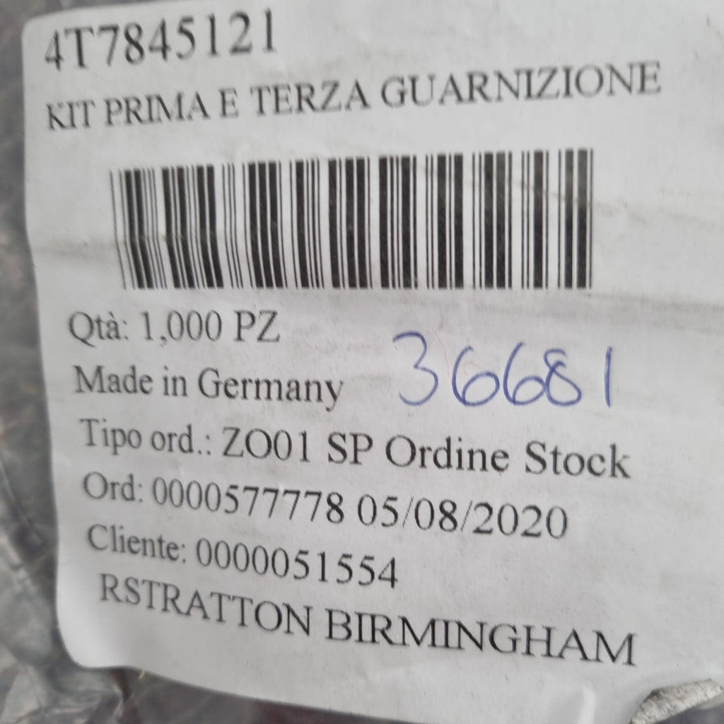 Lamborghini  KIT FIRST AND THIRD SEALING FOR RWM 4T7845121