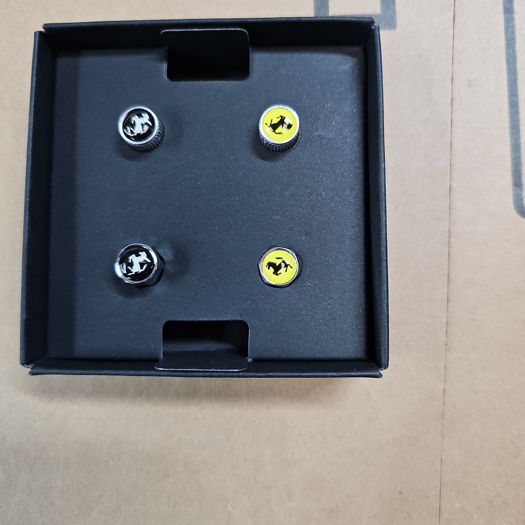 FERRARI VALVE CAPS SET