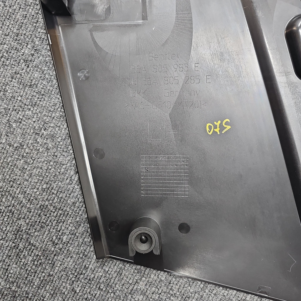 Bentley Bentayga (2015+)cover for engine compartment, D - MJ 2018>> 36A805285E