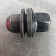 Load image into Gallery viewer, RANGE ROVER 14X1.5MM 46MM THREAD 22MM HEX BLACK WHEEL NUT GNFFBRANG22