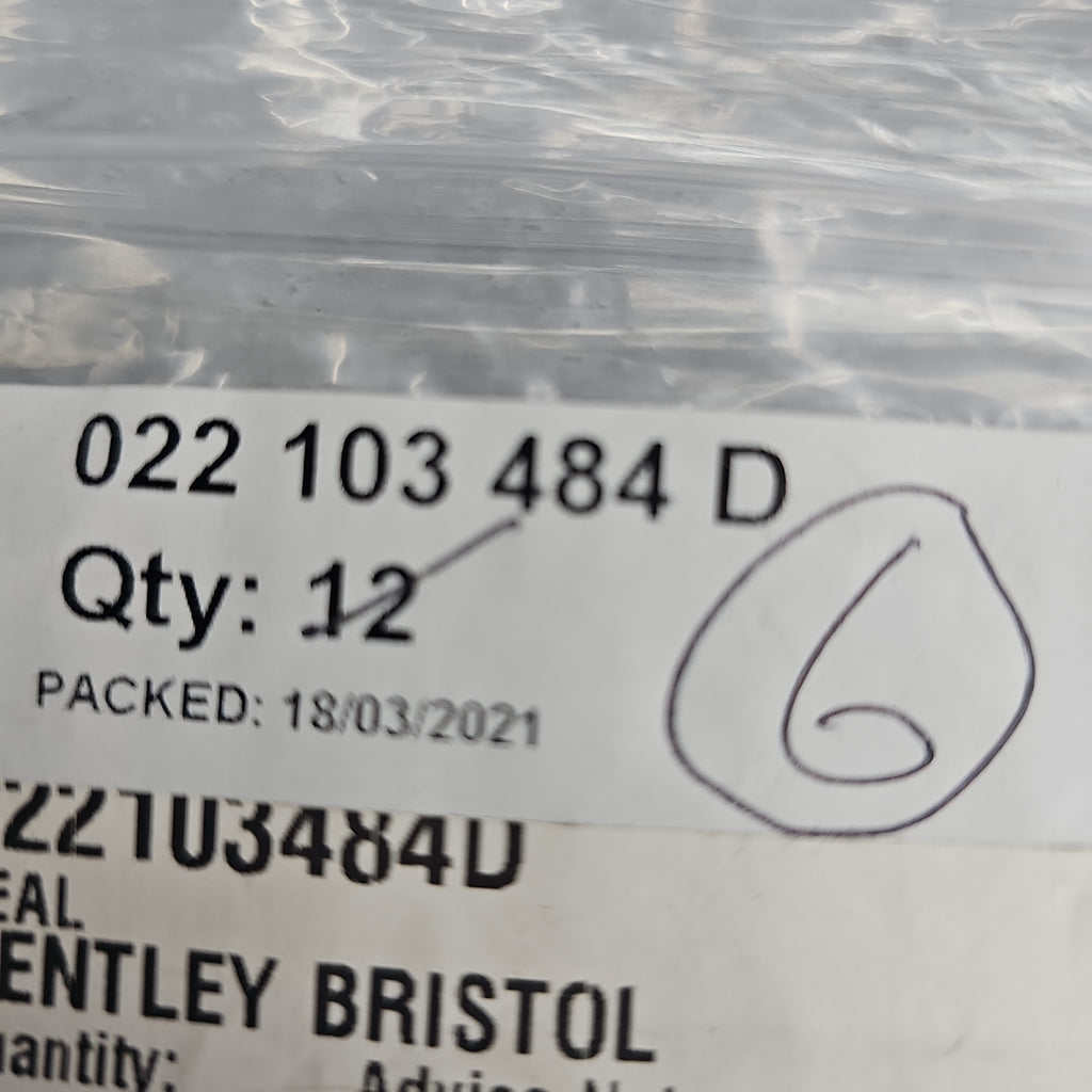 BENTLEY SEAL 022103484D