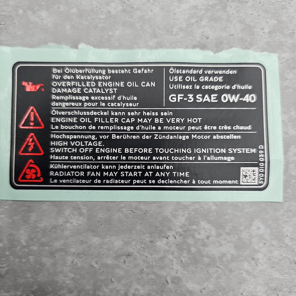 BENTLEY SIGN "CAUTION" *OVER 3Y0010039D