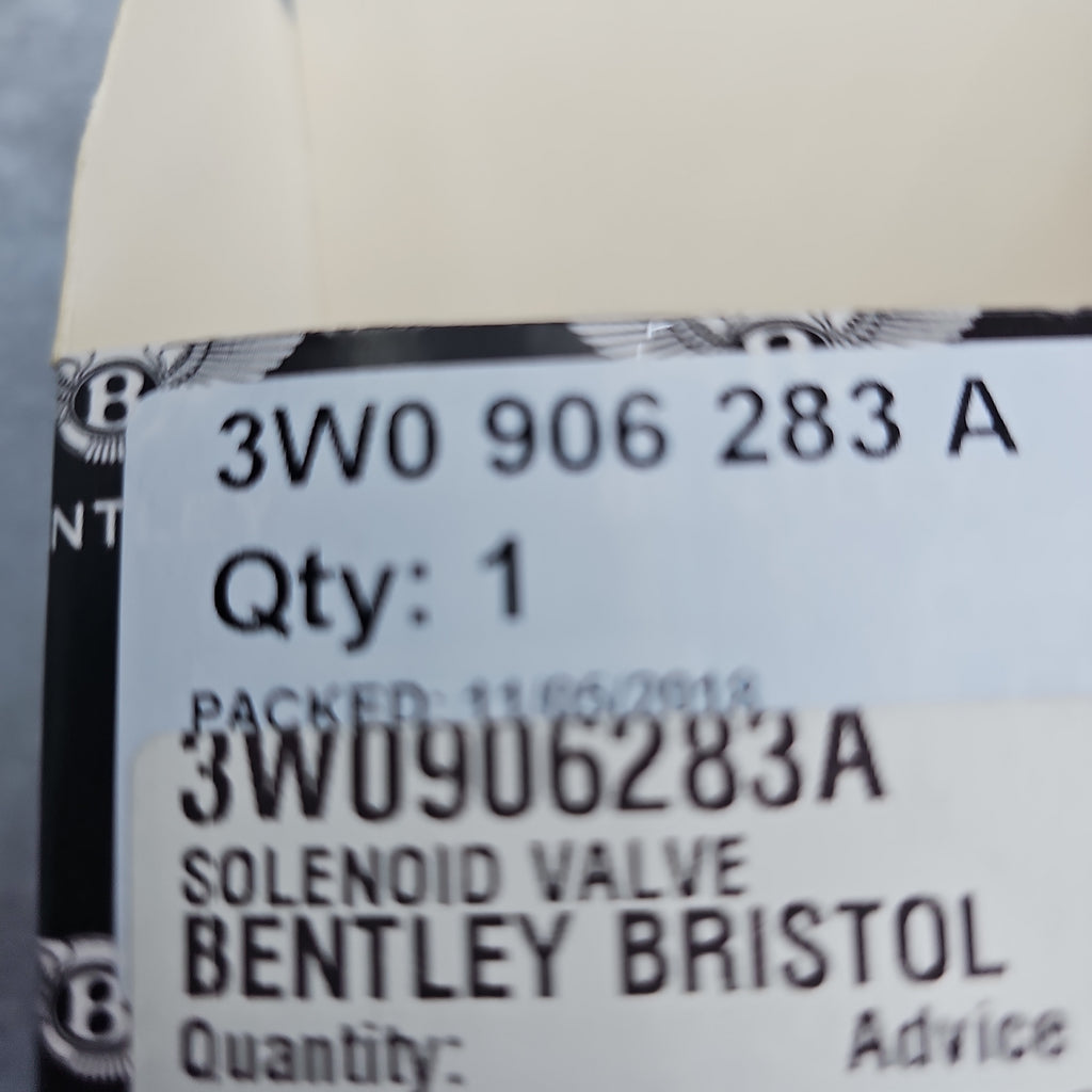 BENTLEY SOLENOID VALVE 3W0906283A