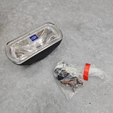 HELLA Spotlight Right, H3, Black, White, Halogen, with high beam  1FB 007 360-041