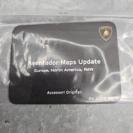 GENUINE LAMBORGHINI AVENTADOR 83X SAT NAV MAPS UPDATE CARD 400919609