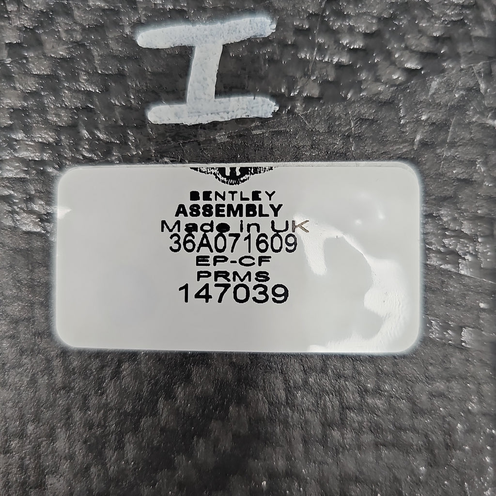 BENTLEY BENTAYGA FRONT CARBON SPLITTER GENUINE PART 36A071609A