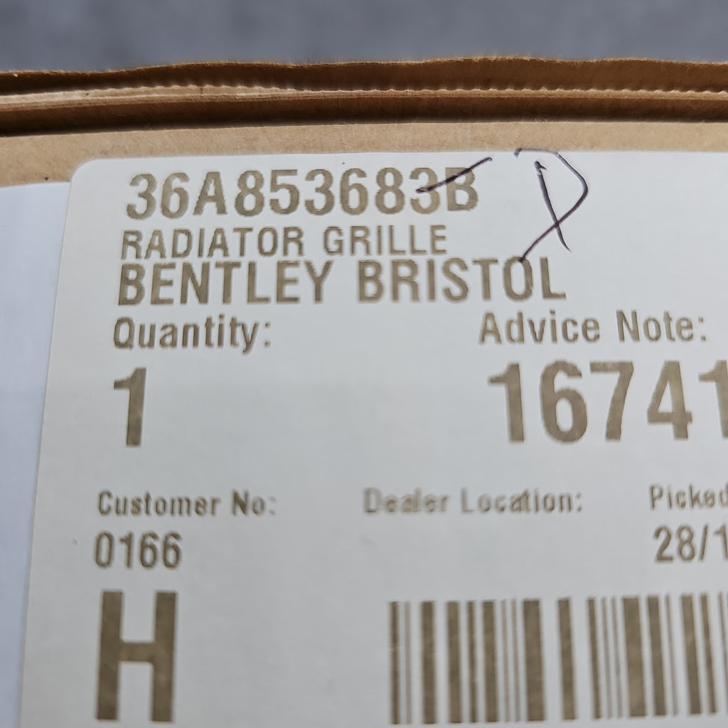 BENTLEY BENTAYGA  (2015+) RADIATOR GRILL GLOSS BLACK 36A853683D
