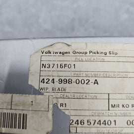 Mercedes wiper blade pack new 424998002